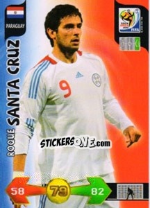 Figurina Roque Santa Cruz - FIFA World Cup South Africa 2010. Adrenalyn XL - Panini