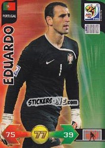 Sticker Eduardo - FIFA World Cup South Africa 2010. Adrenalyn XL - Panini