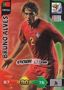 Sticker Bruno Alves - FIFA World Cup South Africa 2010. Adrenalyn XL n. 278 - Panini