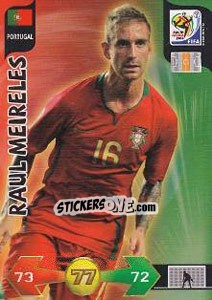 Sticker Raul Meireles - FIFA World Cup South Africa 2010. Adrenalyn XL n. 283 - Panini