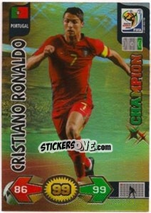 Sticker Cristiano Ronaldo - FIFA World Cup South Africa 2010. Adrenalyn XL - Panini