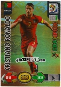 Sticker Cristiano Ronaldo - FIFA World Cup South Africa 2010. Adrenalyn XL n. 290 - Panini
