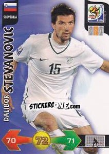Sticker Dalibor Stevanovic - FIFA World Cup South Africa 2010. Adrenalyn XL - Panini