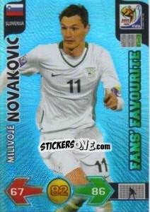 Sticker Milivoje Novakovic - FIFA World Cup South Africa 2010. Adrenalyn XL n. 298 - Panini