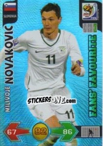 Cromo Milivoje Novakovic - FIFA World Cup South Africa 2010. Adrenalyn XL - Panini