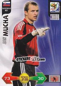 Sticker Jan Mucha - FIFA World Cup South Africa 2010. Adrenalyn XL - Panini