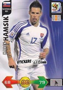 Cromo Marek Hamsik - FIFA World Cup South Africa 2010. Adrenalyn XL - Panini