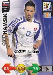 Cromo Marek Hamsik - FIFA World Cup South Africa 2010. Adrenalyn XL n. 303 - Panini