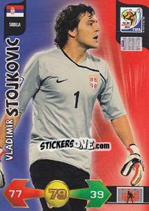 Sticker Vladimir Stojkovic - FIFA World Cup South Africa 2010. Adrenalyn XL n. 321 - Panini