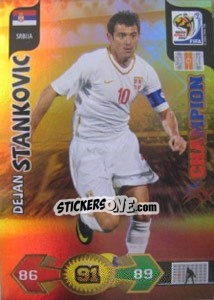 Sticker Dejan Stankovic - FIFA World Cup South Africa 2010. Adrenalyn XL n. 329 - Panini
