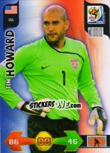 Sticker Tim Howard - FIFA World Cup South Africa 2010. Adrenalyn XL - Panini