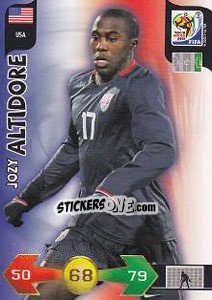 Cromo Jozy Altidore - FIFA World Cup South Africa 2010. Adrenalyn XL - Panini