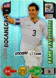 Sticker Carlos Bocanegra - FIFA World Cup South Africa 2010. Adrenalyn XL - Panini