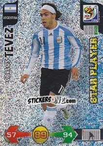 Cromo Carlos Tevez