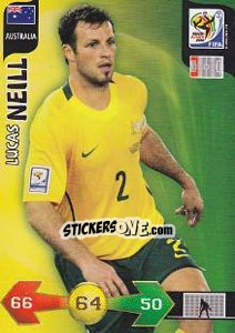 Figurina Lucas Neill - FIFA World Cup South Africa 2010. Adrenalyn XL - Panini