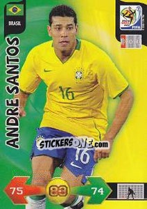 Sticker Andre Santos - FIFA World Cup South Africa 2010. Adrenalyn XL - Panini