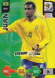 Cromo Juan - FIFA World Cup South Africa 2010. Adrenalyn XL - Panini