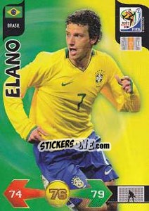 Figurina Elano - FIFA World Cup South Africa 2010. Adrenalyn XL - Panini