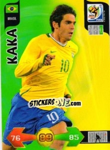 Sticker Kaka - FIFA World Cup South Africa 2010. Adrenalyn XL - Panini