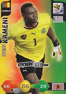 Sticker Idriss Kameni - FIFA World Cup South Africa 2010. Adrenalyn XL n. 53 - Panini