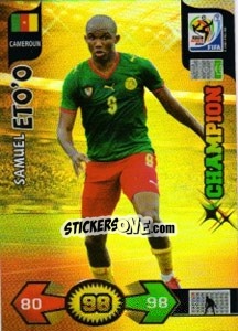 Sticker Samuel Eto'o - FIFA World Cup South Africa 2010. Adrenalyn XL n. 60 - Panini