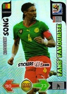 Sticker Rigobert Song - FIFA World Cup South Africa 2010. Adrenalyn XL n. 61 - Panini