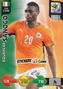 Cromo Boubacar Sanogo - FIFA World Cup South Africa 2010. Adrenalyn XL - Panini
