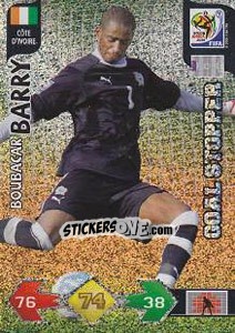 Cromo Boubacar Barry - FIFA World Cup South Africa 2010. Adrenalyn XL - Panini