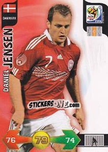 Sticker Daniel Jensen - FIFA World Cup South Africa 2010. Adrenalyn XL n. 79 - Panini