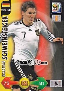 Sticker Bastian Schweinsteiger - FIFA World Cup South Africa 2010. Adrenalyn XL n. 93 - Panini