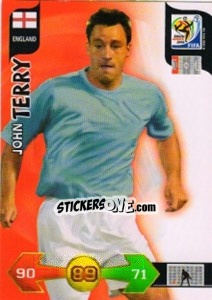 Cromo John Terry - FIFA World Cup South Africa 2010. Adrenalyn XL - Panini