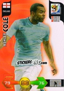 Figurina Ashley Cole - FIFA World Cup South Africa 2010. Adrenalyn XL - Panini