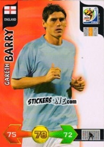 Sticker Gareth Barry - FIFA World Cup South Africa 2010. Adrenalyn XL n. 114 - Panini