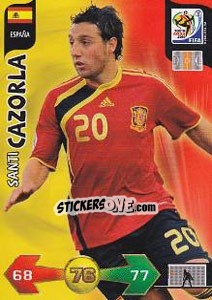 Sticker Santi Cazorla - FIFA World Cup South Africa 2010. Adrenalyn XL n. 135 - Panini