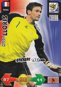 Figurina Hugo Lloris - FIFA World Cup South Africa 2010. Adrenalyn XL - Panini