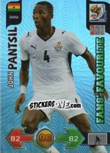 Cromo John Pantsil - FIFA World Cup South Africa 2010. Adrenalyn XL - Panini