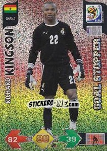 Cromo Richard Kingson - FIFA World Cup South Africa 2010. Adrenalyn XL - Panini