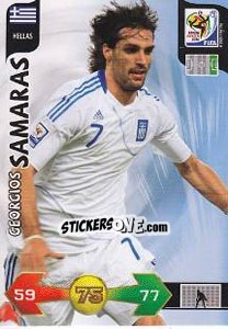 Sticker Georgios Samaras - FIFA World Cup South Africa 2010. Adrenalyn XL n. 177 - Panini