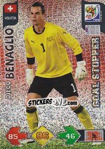 Sticker Diego Benaglio - FIFA World Cup South Africa 2010. Adrenalyn XL n. 189 - Panini