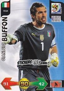 Sticker Gianluigi Buffon - FIFA World Cup South Africa 2010. Adrenalyn XL n. 195 - Panini