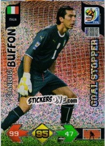 Sticker Gianluigi Buffon - FIFA World Cup South Africa 2010. Adrenalyn XL n. 213 - Panini