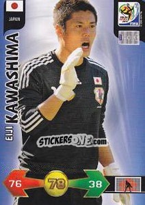 Sticker Eiji Kawashima - FIFA World Cup South Africa 2010. Adrenalyn XL n. 215 - Panini