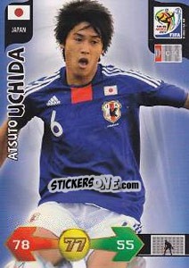 Sticker Atsuto Uchida - FIFA World Cup South Africa 2010. Adrenalyn XL n. 216 - Panini