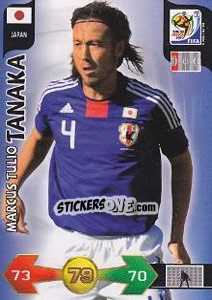 Sticker Marcus Tulio Tanaka - FIFA World Cup South Africa 2010. Adrenalyn XL - Panini