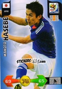 Sticker Makoto Hasebe - FIFA World Cup South Africa 2010. Adrenalyn XL - Panini