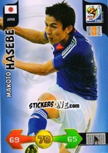 Cromo Makoto Hasebe - FIFA World Cup South Africa 2010. Adrenalyn XL - Panini