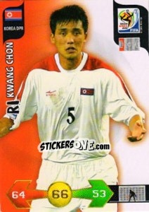 Cromo Ri Kwang Chon - FIFA World Cup South Africa 2010. Adrenalyn XL - Panini