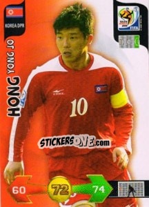 Figurina Hong Yong Jo - FIFA World Cup South Africa 2010. Adrenalyn XL - Panini