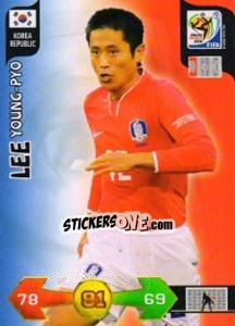 Figurina Lee Young-Pyo - FIFA World Cup South Africa 2010. Adrenalyn XL - Panini