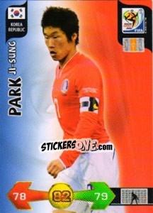 Sticker Park Ji-Sung - FIFA World Cup South Africa 2010. Adrenalyn XL n. 237 - Panini